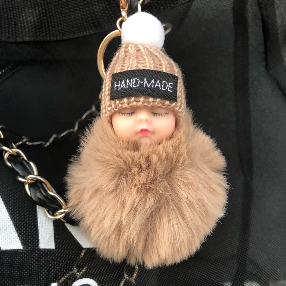 Absolutely Adorable Sleeping Baby Keychain - Picture 2 of 8